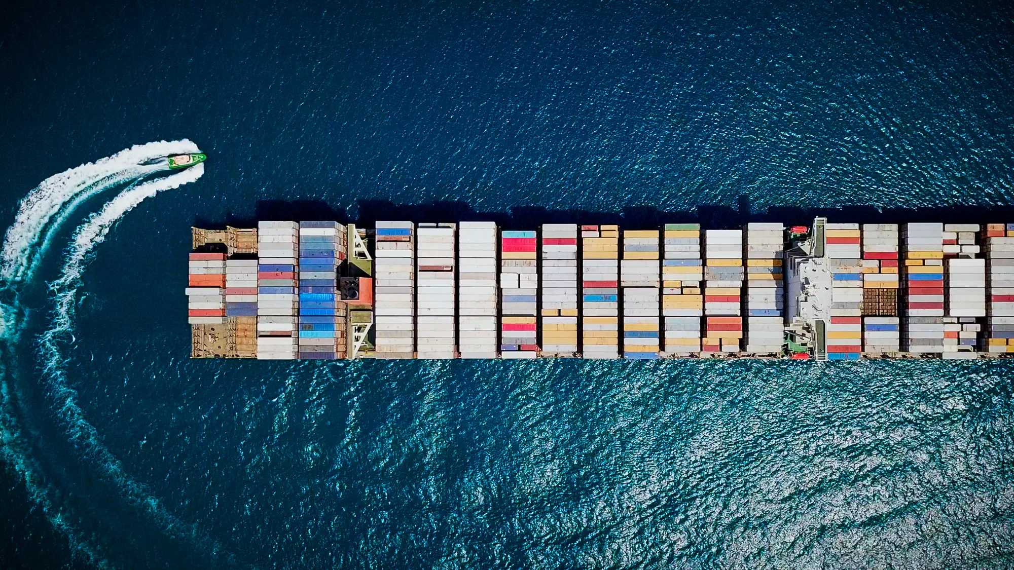 Container Ship & Boat